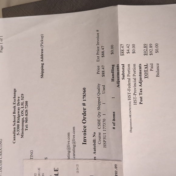 College Book requirement for HSP3U1 - Picture 4 of 4